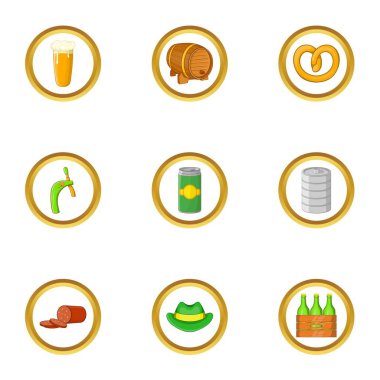 İrlandalı simge seti, karikatür tarzı