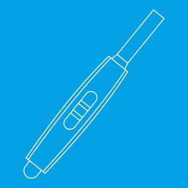 Hamilelik testi simgesi, anahat stili