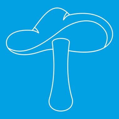 Sonbahar mantar simgesi, anahat stili