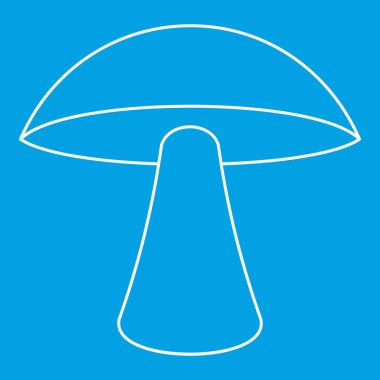 Huş mantar simgesi, anahat stili