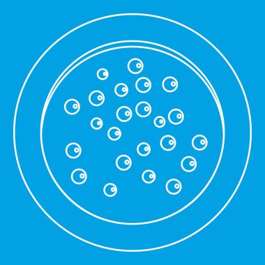 Biber peppercorns bir plaka simgesi üzerinde yığını