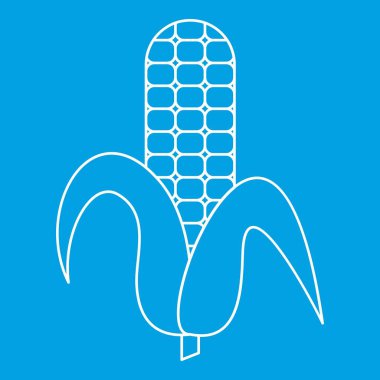 Kulak Mısır simgesi, anahat stili