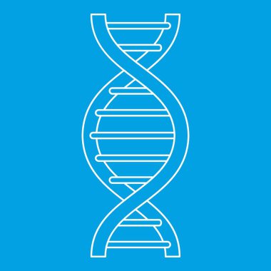 DNA iplikçik simgesi, anahat stili