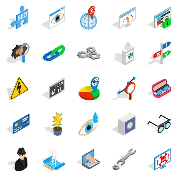 Technology of the future icons set