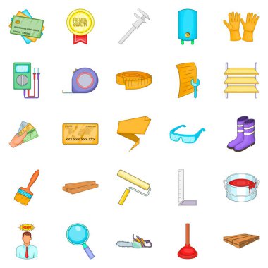 Evi yeniden yapılanma simgeler ayarla, tarzı çizgi film