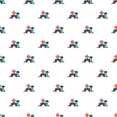 Tuğla ev ahşap oyuncak model sorunsuz