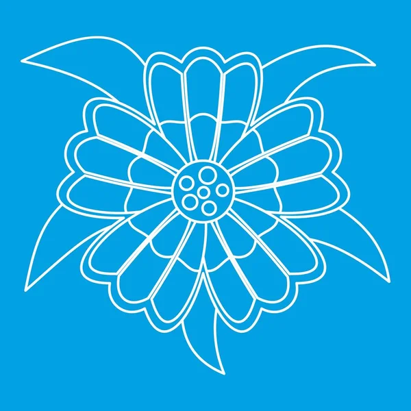 Çiçek simgesi, anahat stili