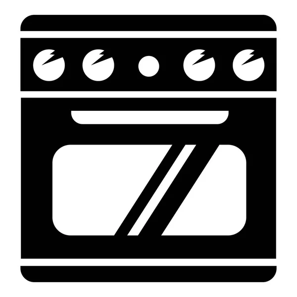 Electric stove icon, simple style — Stock Vector