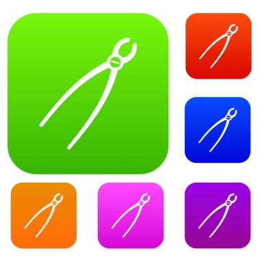 Diş çıkarma aleti koleksiyonu ayarla