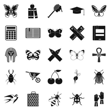 Hexapod Icons set, basit tarzı