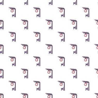 Platform demiryolu desen sorunsuz