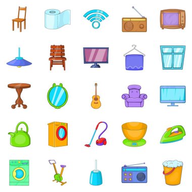 Randevu Icons set, karikatür tarzı