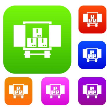 Kargo kamyon ile yük koleksiyonu ayarla