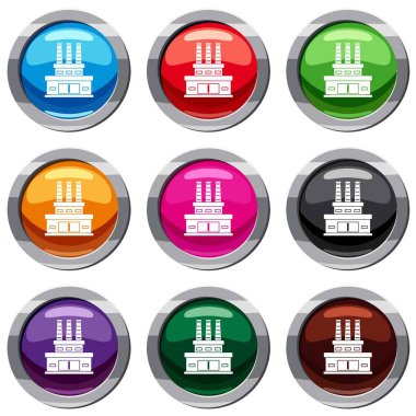 Büyük petrol rafinerisi 9 koleksiyonu ayarla