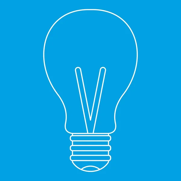 Light bulb icon outline — Stock Vector