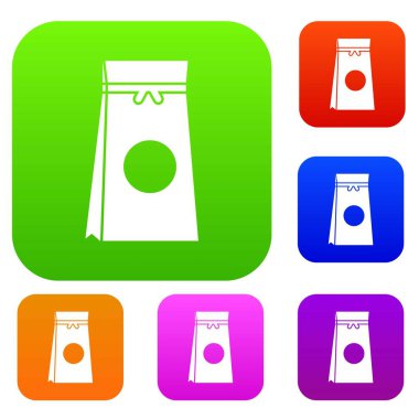 Bir kağıt çanta set koleksiyonunda Paketli çay