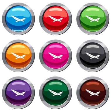 Plaj şezlong 9 koleksiyonu ayarla