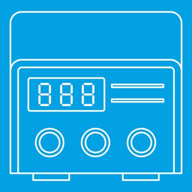 Profesyonel dövme makinesi simgesini anahat