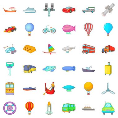 Deniz taşıma simgeler kümesi, karikatür tarzı