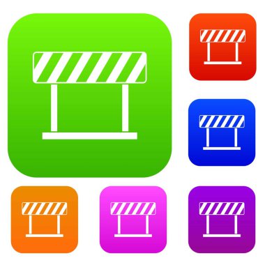 Trafik yasağı işareti koleksiyonu ayarla