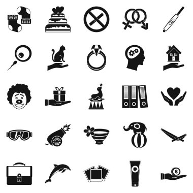 Rapture Icons set, basit tarzı