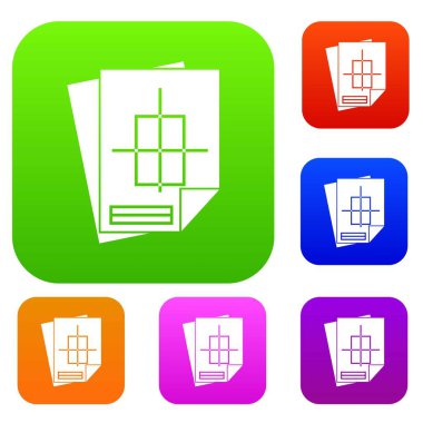 Ev inşaat proje koleksiyonu ayarla