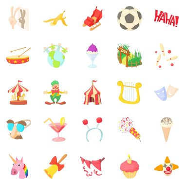 Konfor Icons set, karikatür tarzı