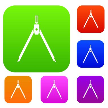 Çizim pusula koleksiyonu ayarla