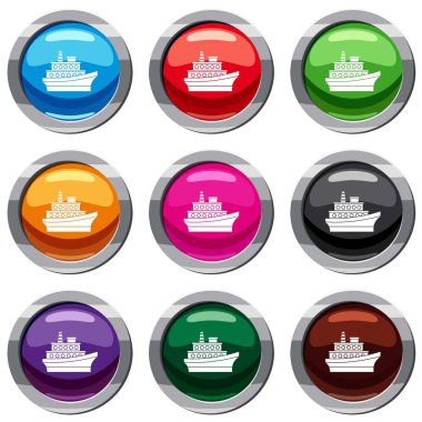 Büyük gemi 9 koleksiyonu ayarla