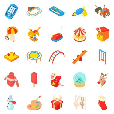 Childness Icons set, karikatür tarzı