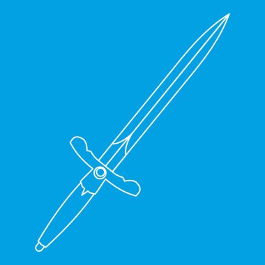 Kılıç simgesi, anahat stili