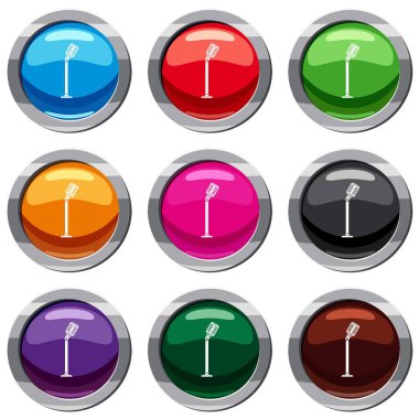 Mikrofon stand 9 koleksiyonu ayarla