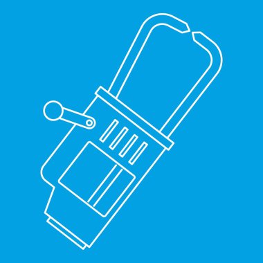 Çekiç cüruf Kaynakçı simgesi anahat