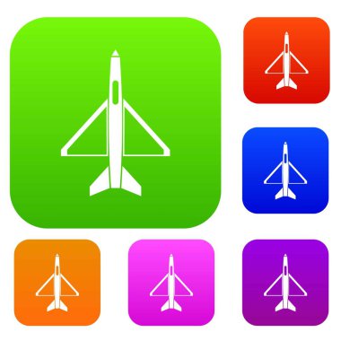 Askeri uçak koleksiyonu ayarla