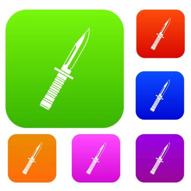 Askeri bıçak koleksiyonu ayarla