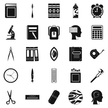 Yargıç Icons set, basit tarzı