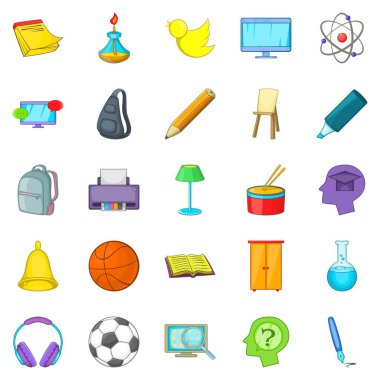 Komut simgeleri kümesi, karikatür tarzı