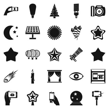 Kıvılcım Icons set, basit tarzı