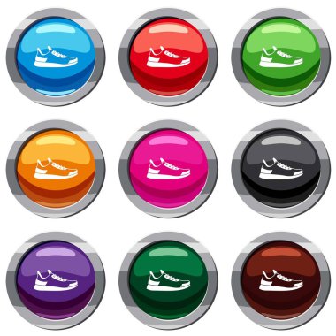 Spor ayakkabı 9 koleksiyonu ayarla