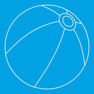 Topu simgesini, anahat stili