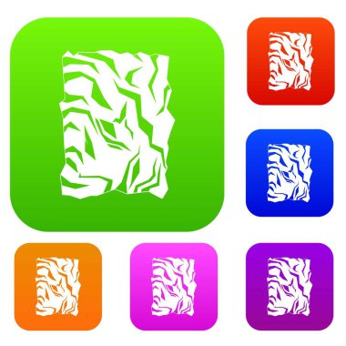 Buruşuk Kağıt koleksiyonu ayarla