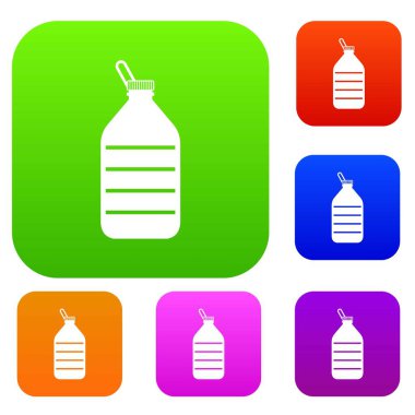 Büyük şişe su koleksiyonu ayarla