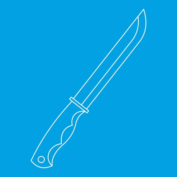 Ícone de faca, estilo esboço — Vetor de Stock