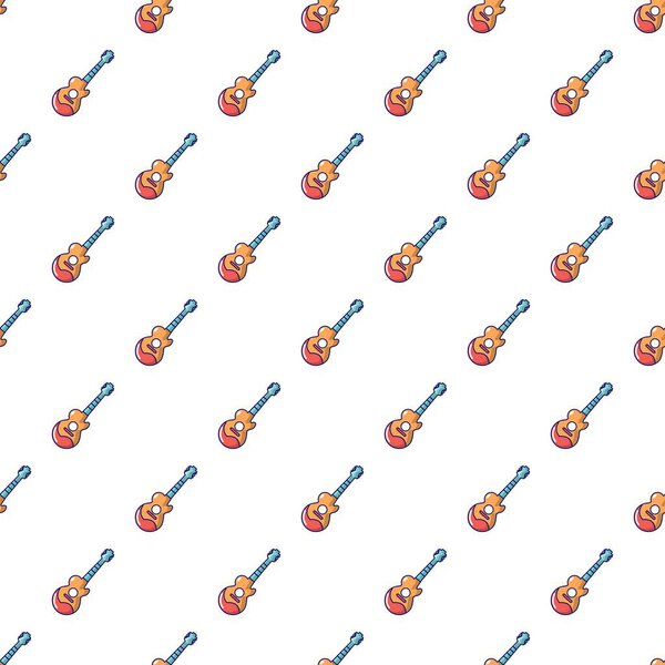 Acoustic guitar pattern seamless
