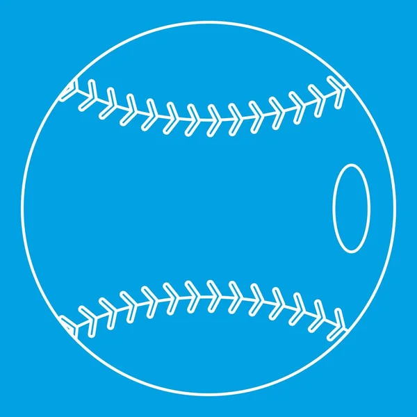 Ícone de beisebol, estilo esboço —  Vetores de Stock