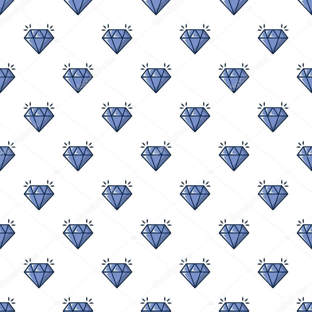 Crystal pattern seamless