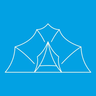 Büyük çadır simgesi, anahat stili