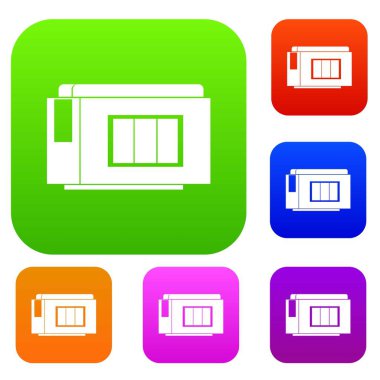 Mürekkep püskürtmeli yazıcı kartuşu koleksiyonu ayarla