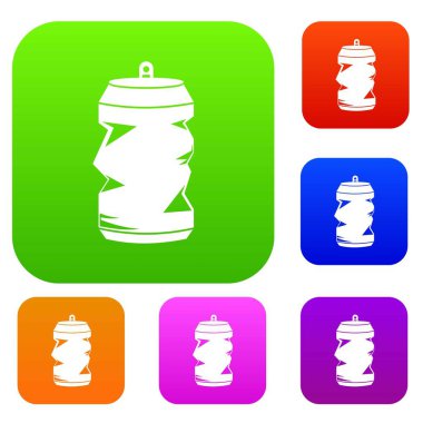 Buruşuk alüminyum koleksiyon küme