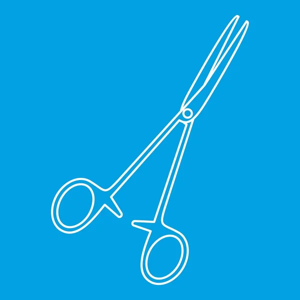 Dvojice z nerezové chirurgické kleště ikony — Stockový vektor